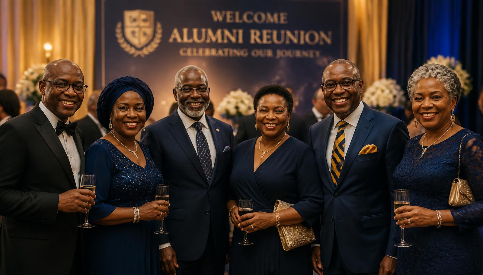 BAFINSA Class of 2008 alumni at the annual reunion gala